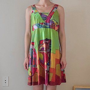 Aventures des Toiles Printed Mini Dress